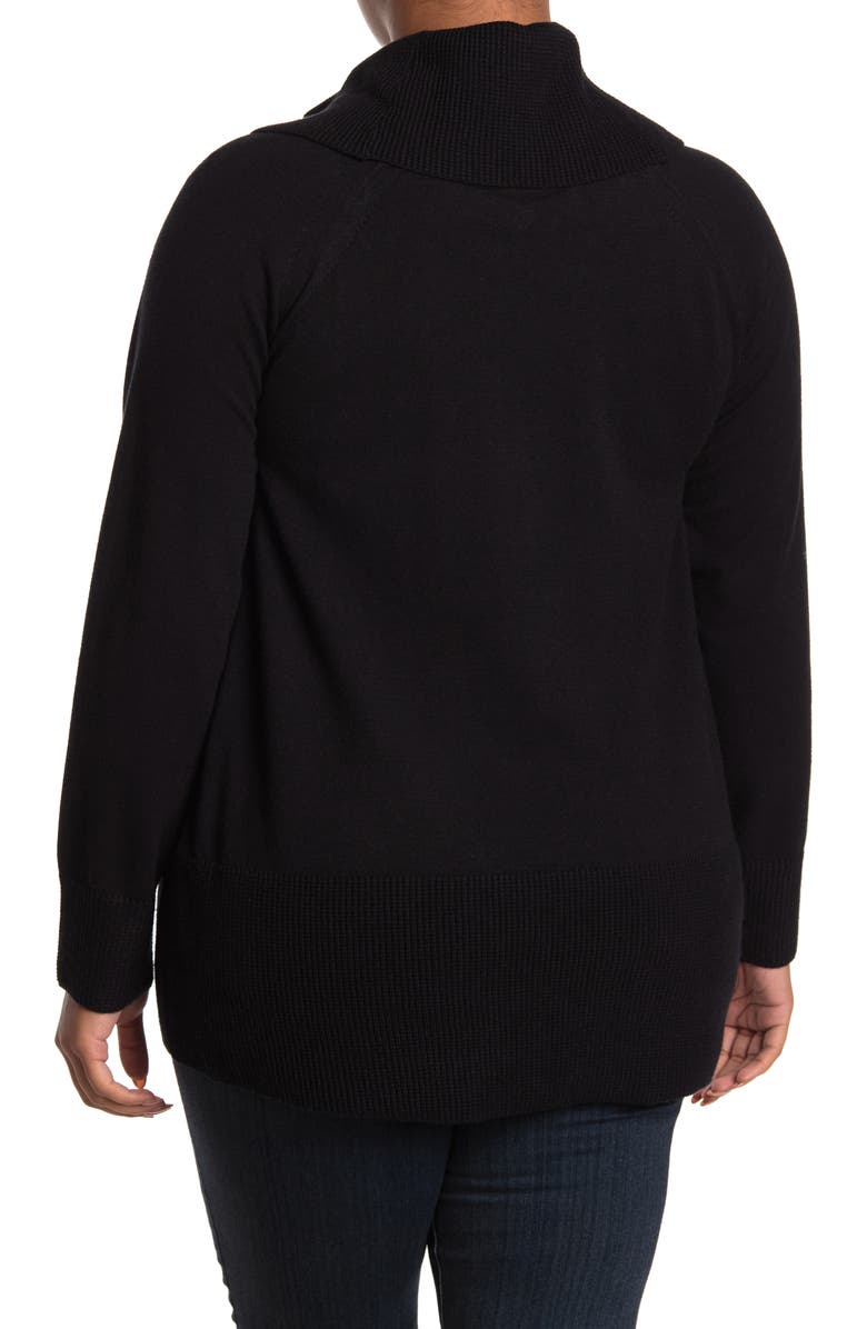 CYRUS Cowl Neck Tunic Sweater, Alternate, color,