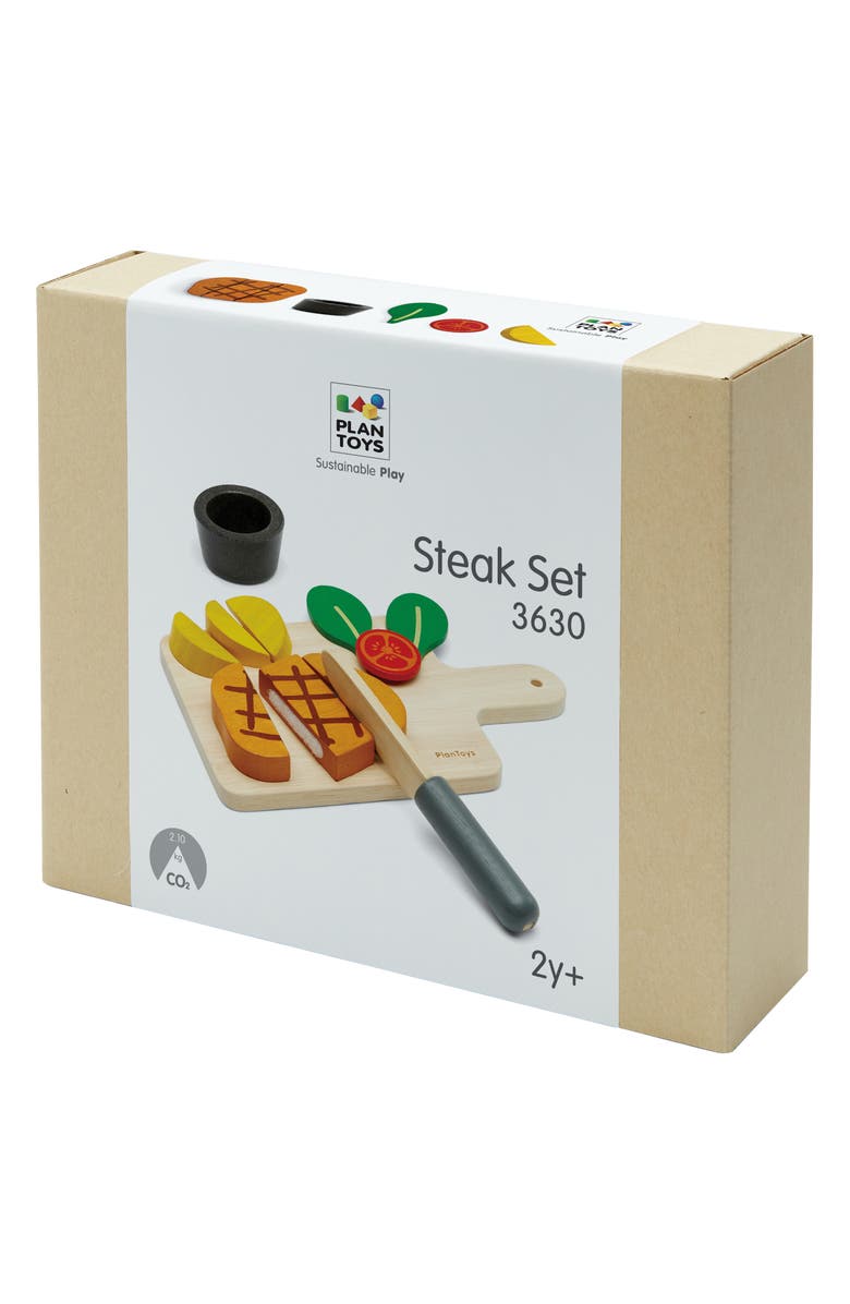 PlanToys<sup>®</sup> Steak Dinner Playset, Alternate, color, Assorted