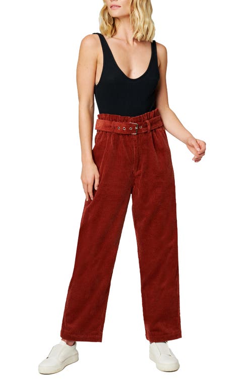 Blanknyc Baxter Ribcage Corduroy Paperbag Pants In Keep It Up