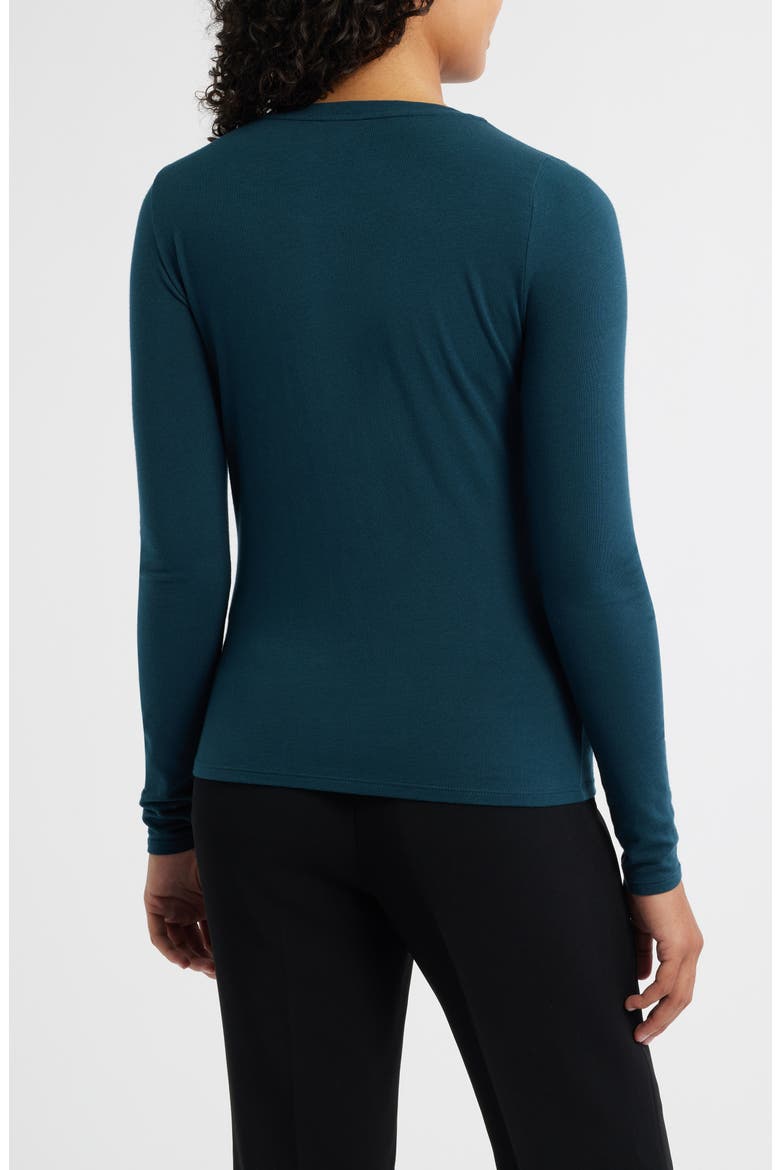 Stretch Organic Cotton Blend T-Shirt, Alternate, color, ALPINE