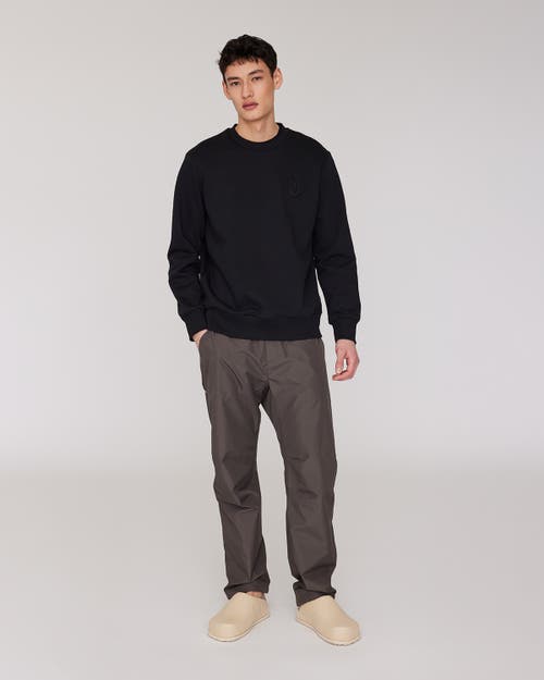 Quartz Co. Josh | Crewneck Sweatshirt In Black