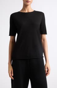 Lisa Yang Ari Short Sleeve Cashmere Sweater