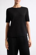 Lisa Yang Ari Short Sleeve Cashmere Sweater