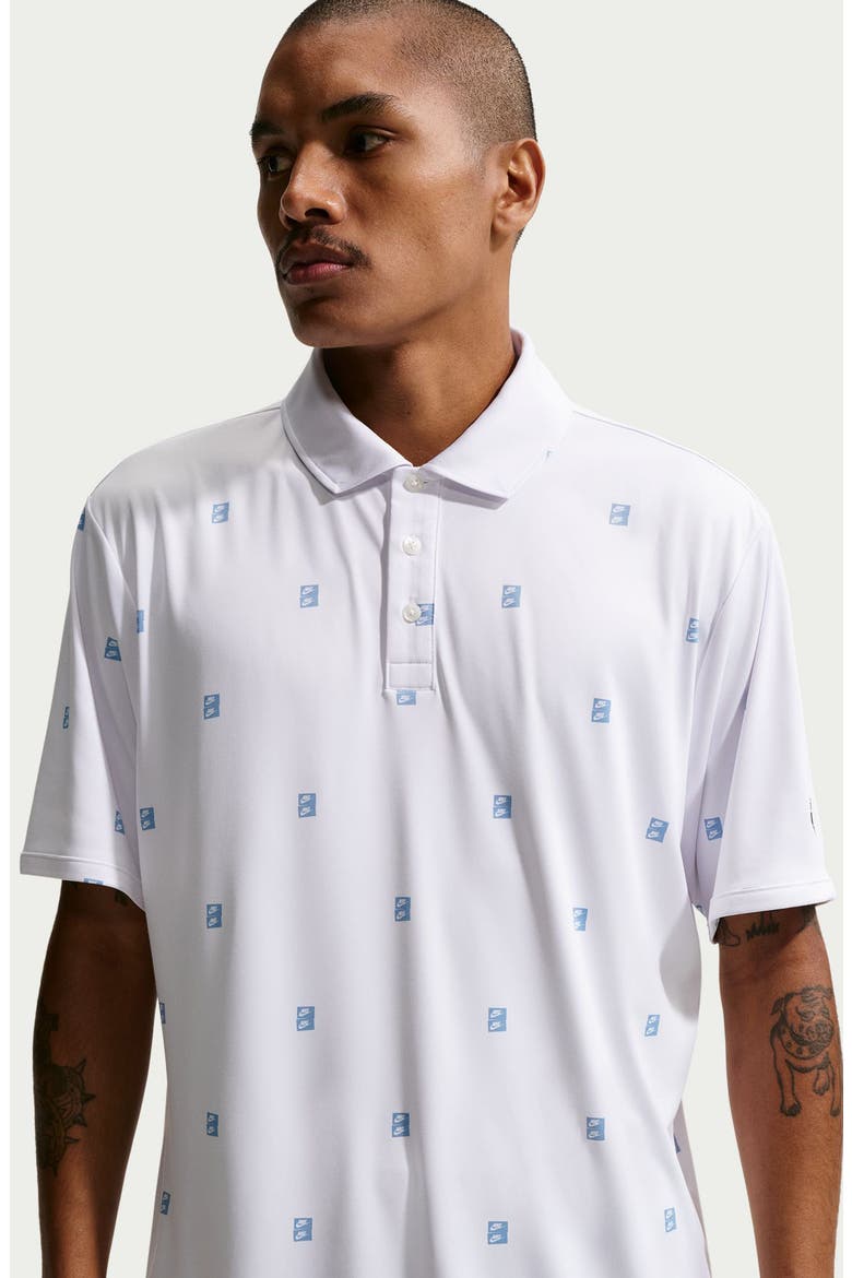 Dri-FIT Par Golf Polo, Alternate, color, WHITE/ WORK BLUE