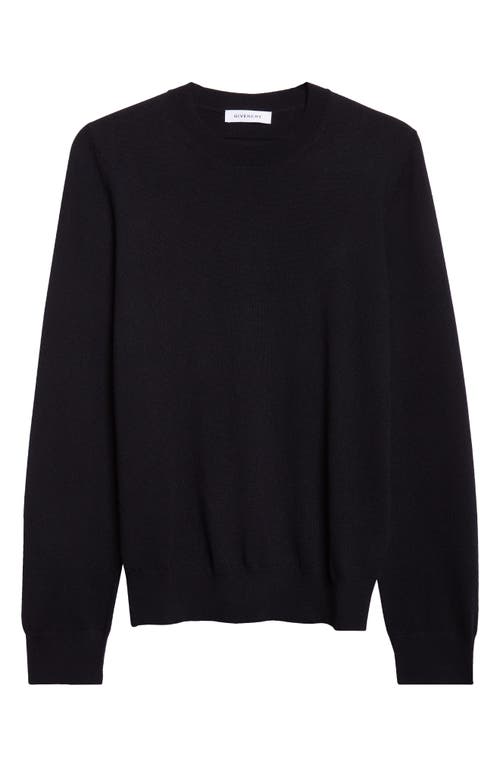 Givenchy Cashmere Crewneck Sweater In Black