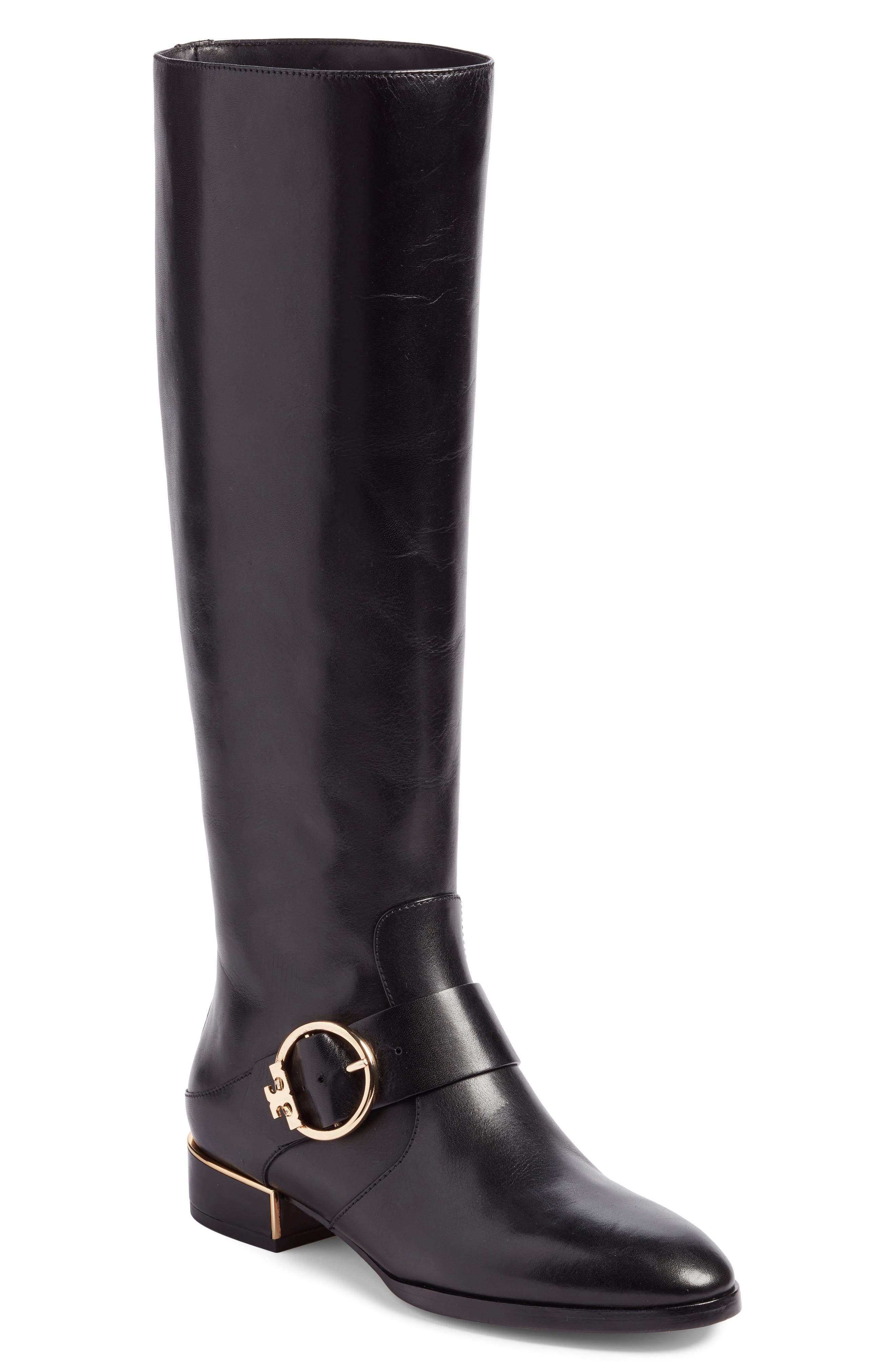 Tory Burch Sofia Buckled Riding Boot, Main, color, 