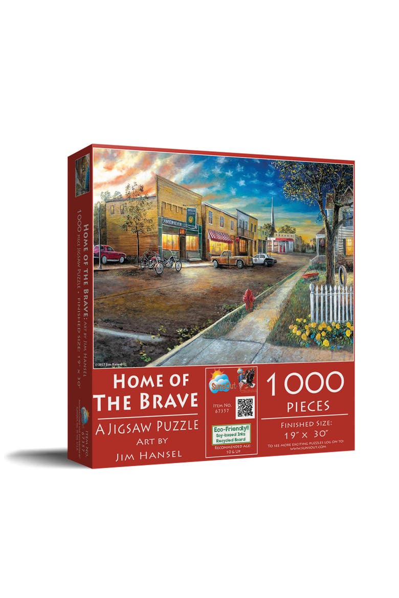 Home of the Brave 1000 piece Jigsaw Puzzle for Adults, Main, color, Multicolor