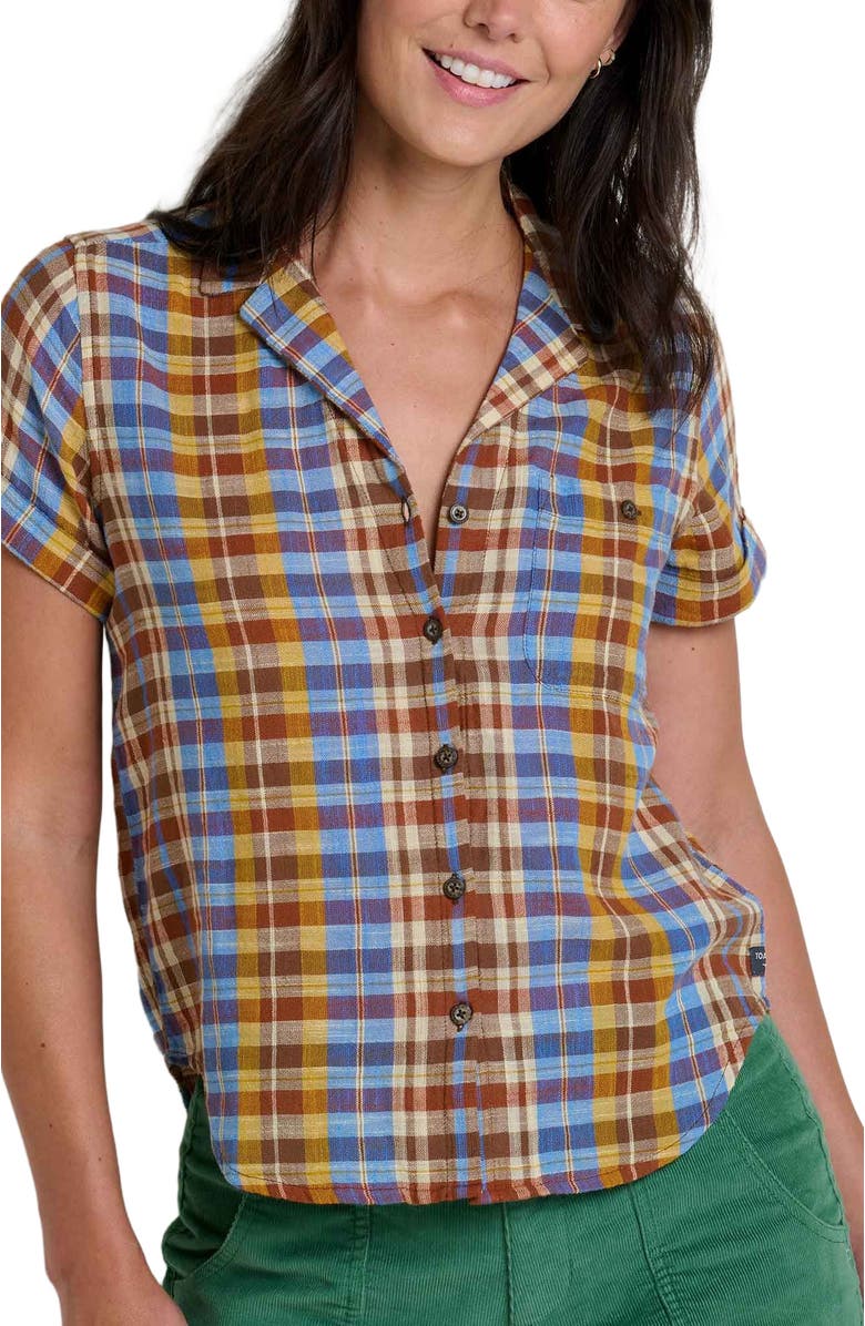 Toad & Co Camp Cove Short Sleeve Shirt, Alternate, color, 