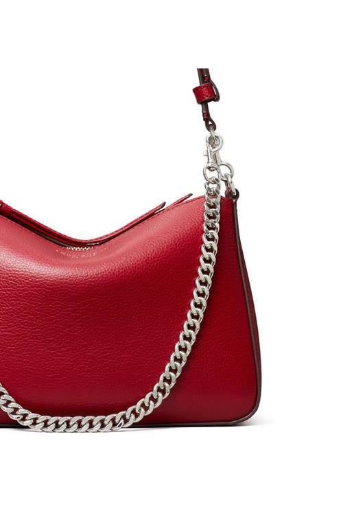 Tory Burch Small Perry Leather Shoulder Bag In Red