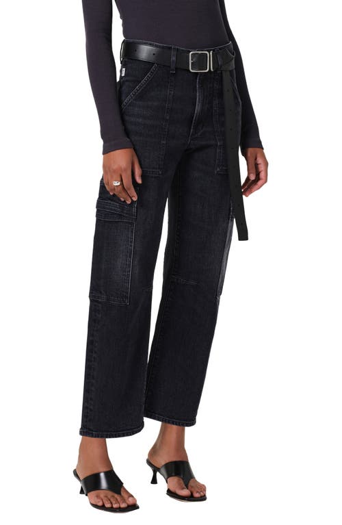 Citizens Of Humanity Marcelle Low Rise Barrel Cargo Jeans In Trinity