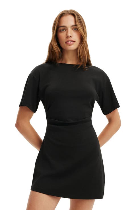 Women's Boxy Tuck T-Shirt Mini Dress