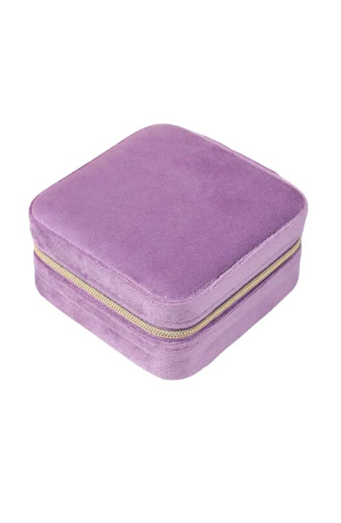 Velvet Square Jewelry Case