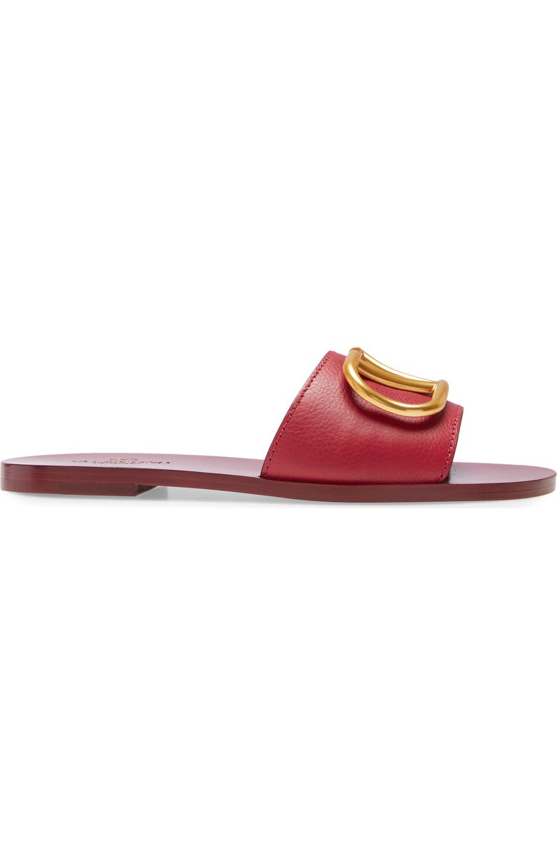Valentino Garavani VLOGO Slide Sandal, Alternate, color,