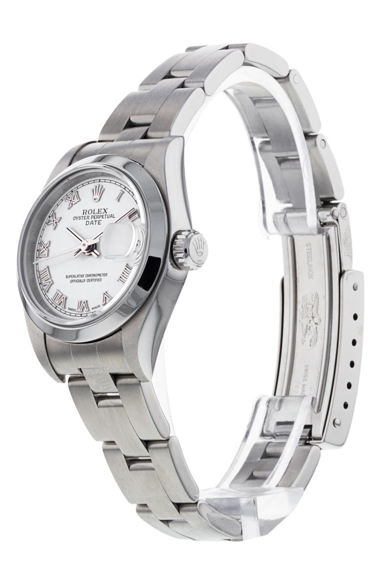 Watchfinder & Co. Rolex Preowned Oyster Perpetual Datejust Lady Bracelet Watch, 26mm, Alternate, color, 