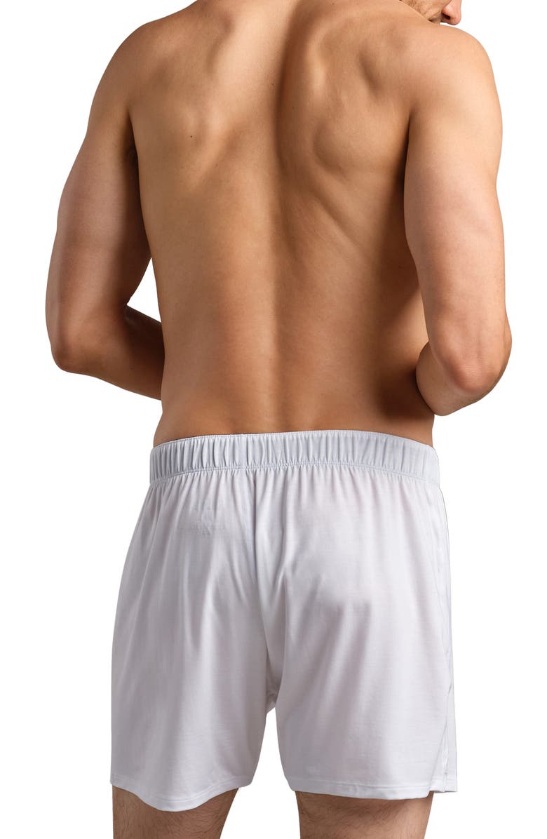 Rhone C.O.R. 5-Inch Knit Boxers, Alternate, color, Bright White