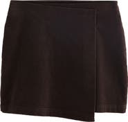 NEXT Corduroy Faux Wrap Miniskirt