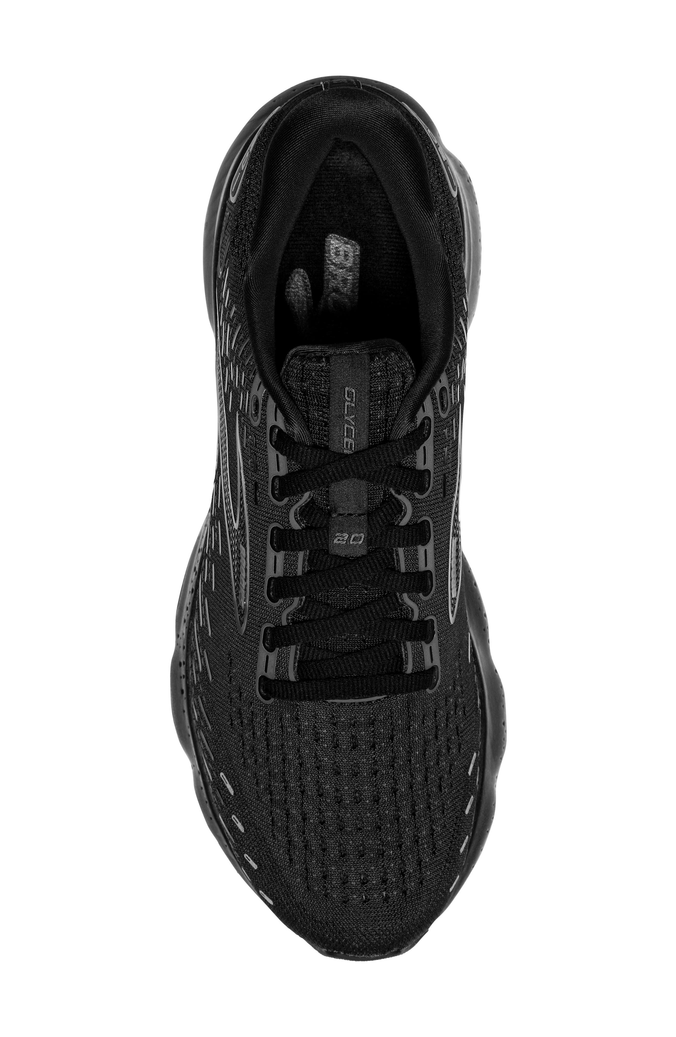 Glycerin 20 Running Shoe, Alternate, color, BLACK/ BLACK/ EBONY