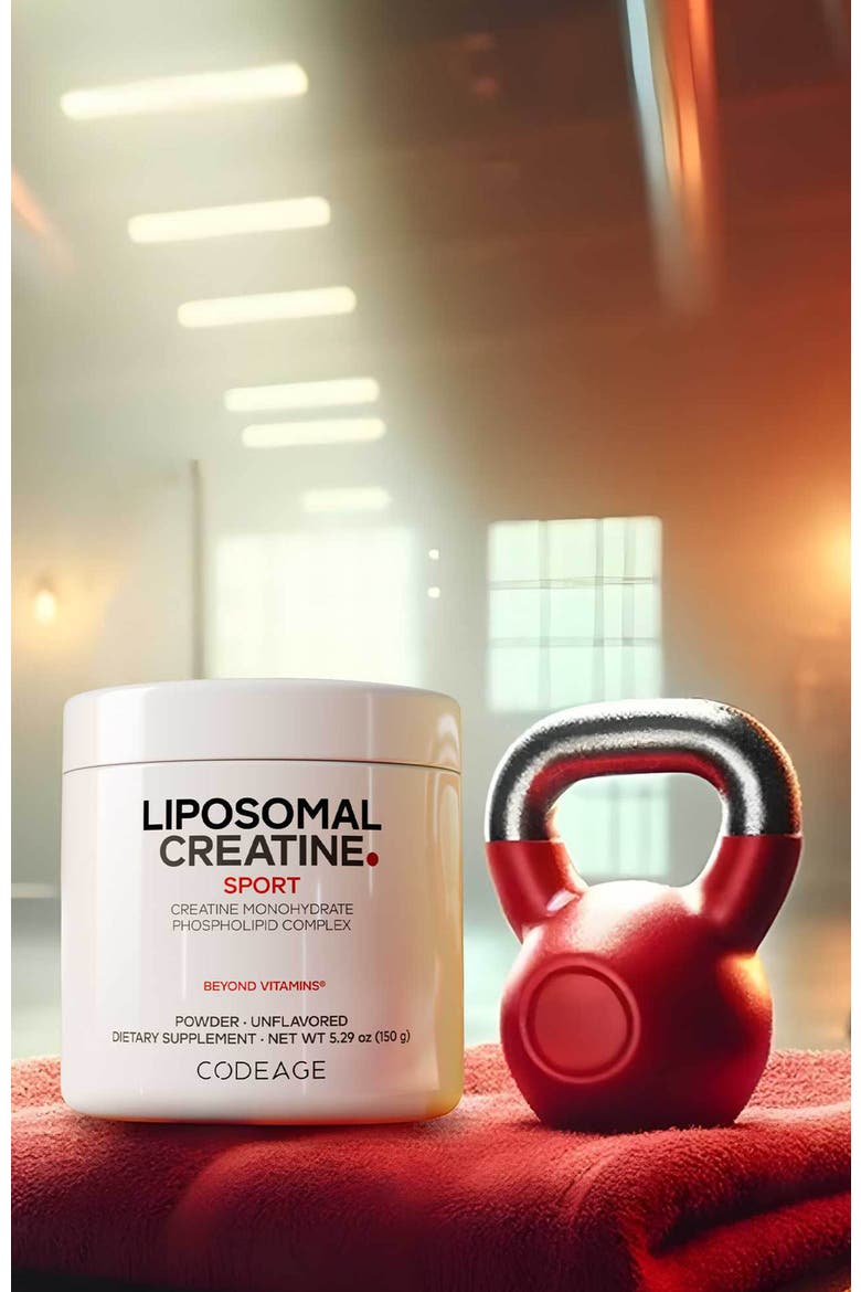 Creatine Monohydrate Powder Supplement 1-Month Supply, Alternate, color, White