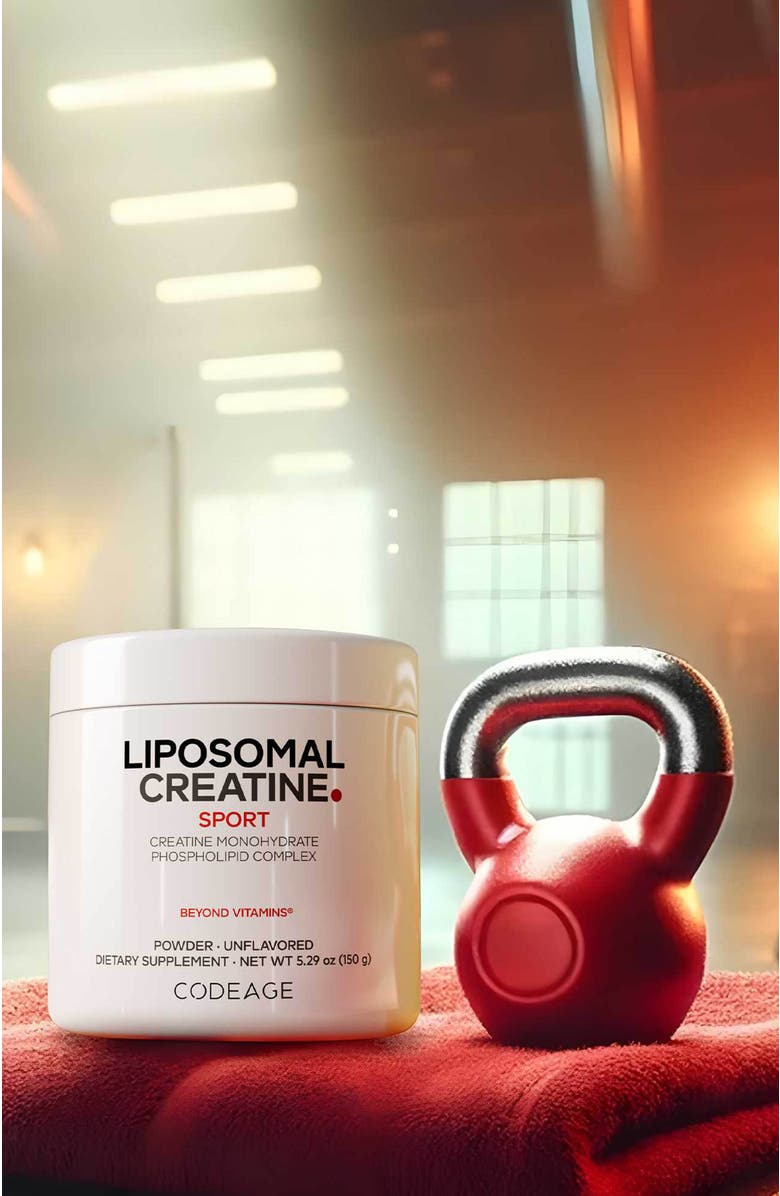 Codeage Creatine Monohydrate Powder Supplement 1-Month Supply, Alternate, color, White