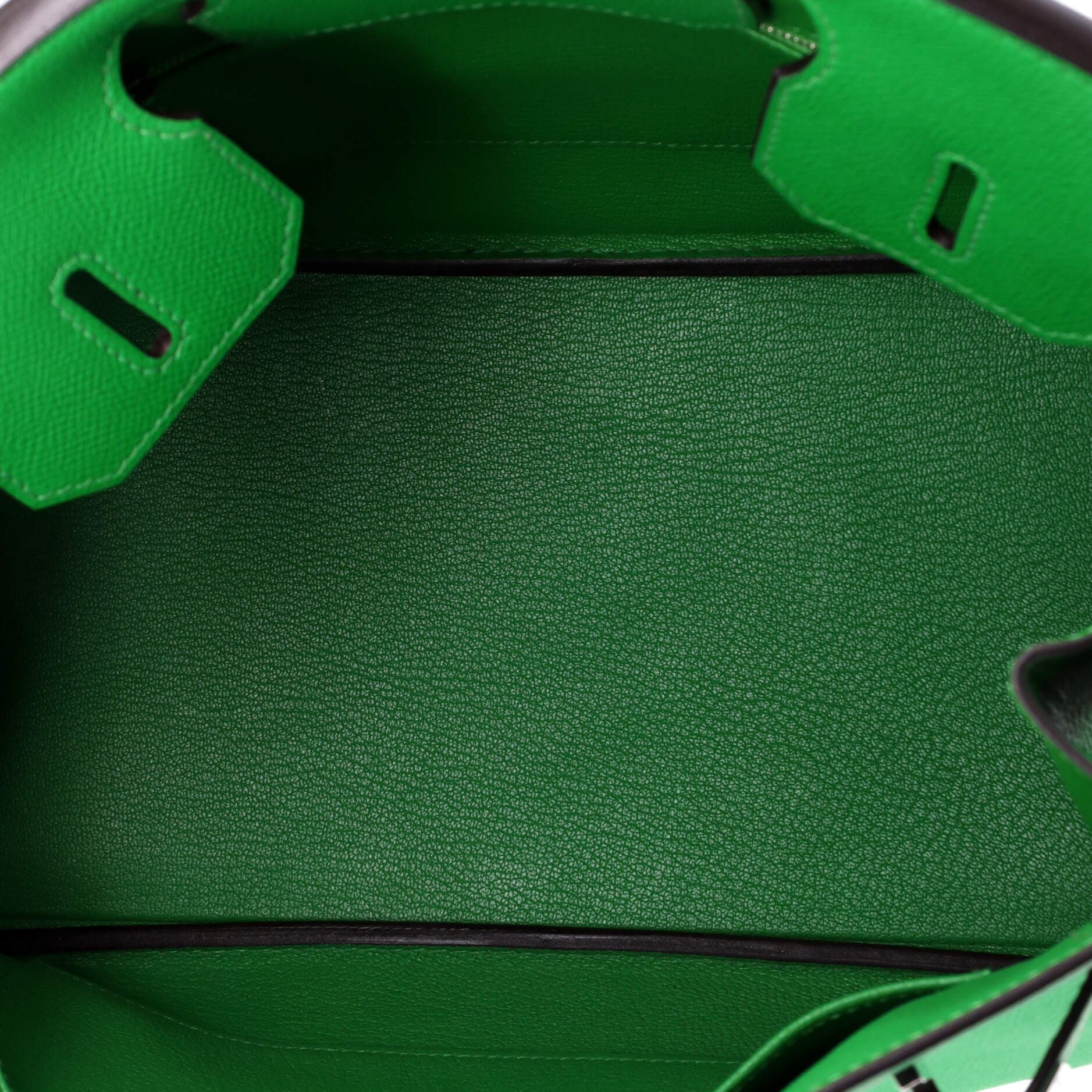 Birkin Handbag Green Epsom with Palladium Hardware 30, Alternate, color, Green