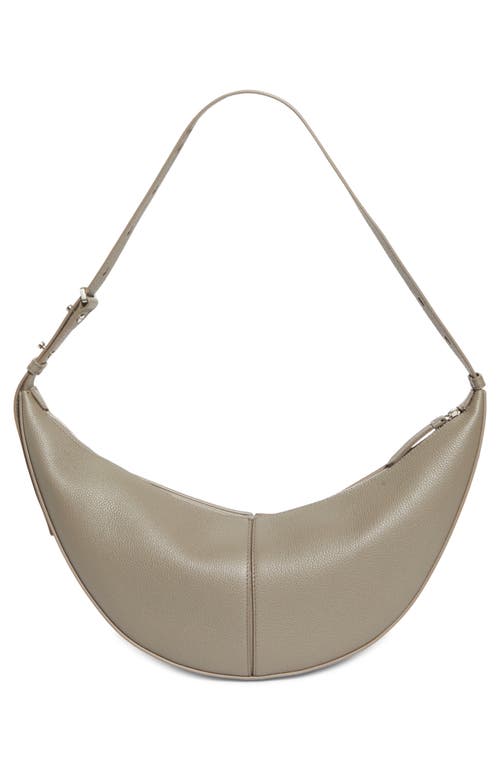 Proenza Schouler Slide Pebbled Leather Shoulder Bag In Gray