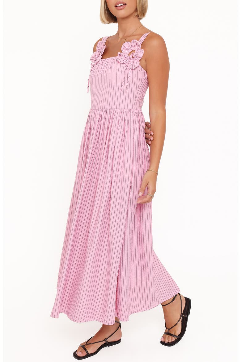 Alden Maxi Dress, Alternate, color, PINK/ WHITE STRIPE