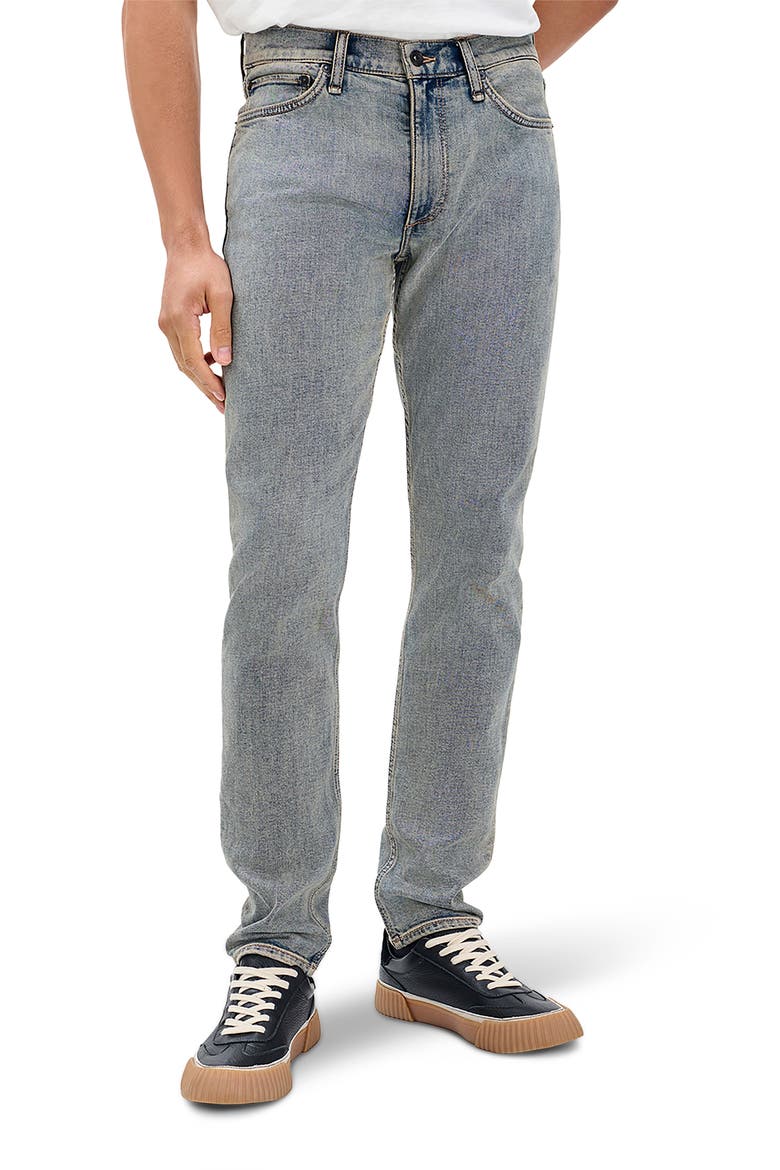 Fit 2 Authentic Stretch Slim Jeans, Main, color, VINYL BLUE