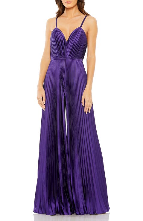 MAC DUGGAL カフタンゆったりシルエットロングドレス紫 MAC DUGGAL カフタンゆったりシルエットロングドレス紫 (Mac