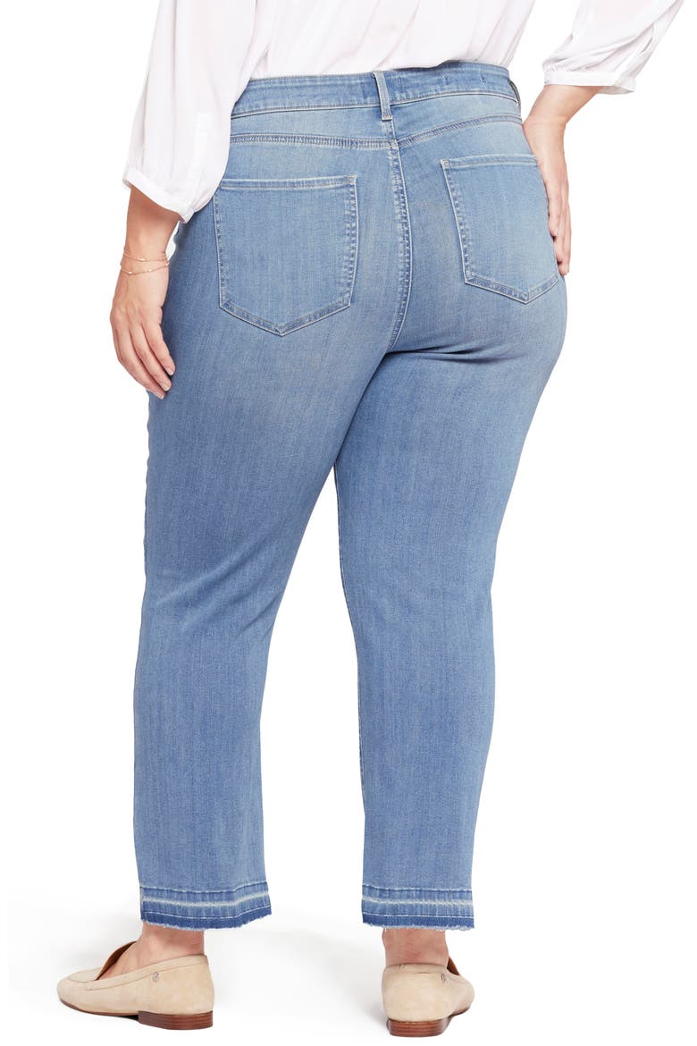 Marilyn High Waist Release Hem Ankle Straight Leg Jeans, Alternate, color, LOVESICK
