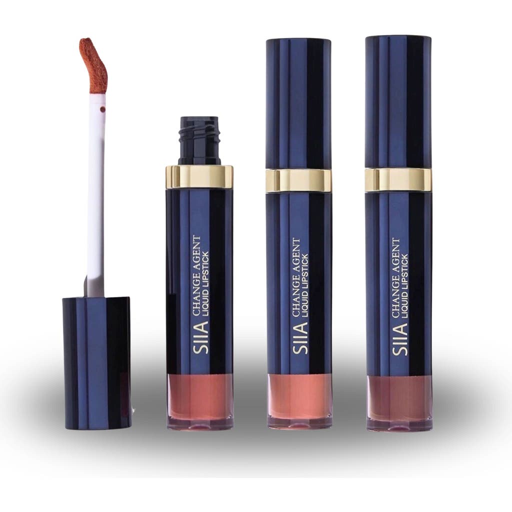 Siia Cosmetics 3-pc. Liquid Lipstidck Trio Set In Neutral