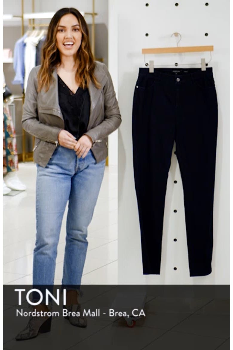 'Primo Denim' Curvy Fit Slim Leg Jeans video