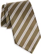 TOM FORD Regimental Stripe Silk Tie