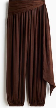 H&M Draped-panel Balloon Trousers