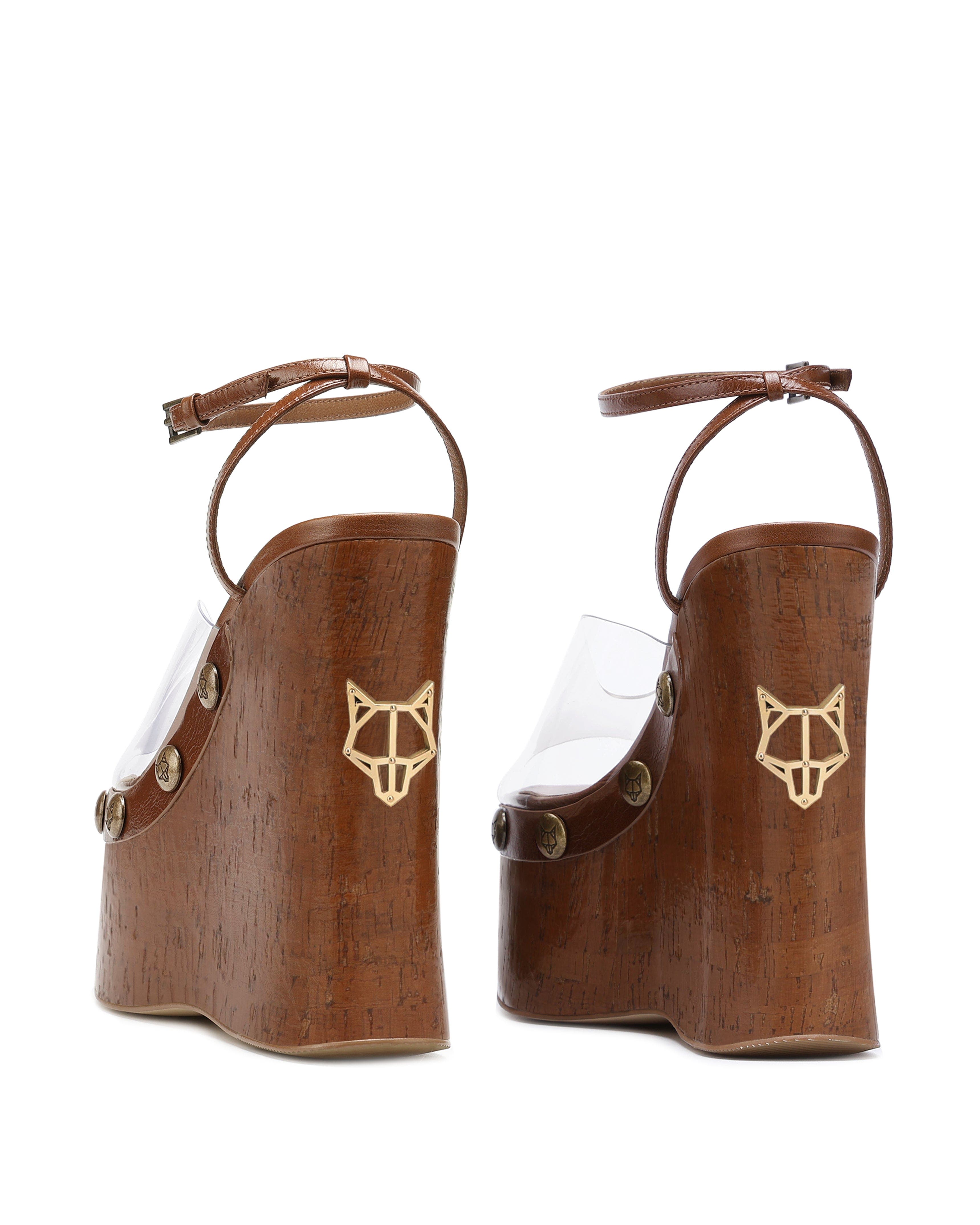 Naked Wolfe Tiger Lilly Heel, Alternate, color, Clear