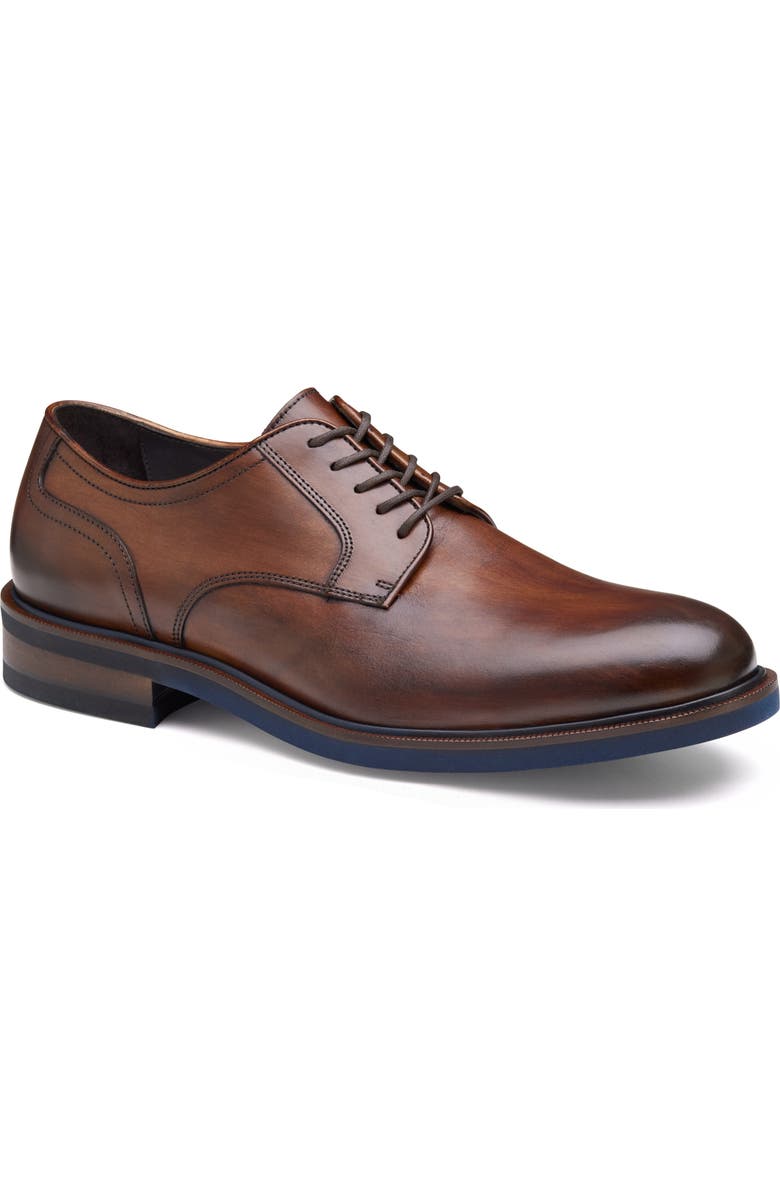 Johnston & Murphy Hartley Plain Toe Derby, Main, color,