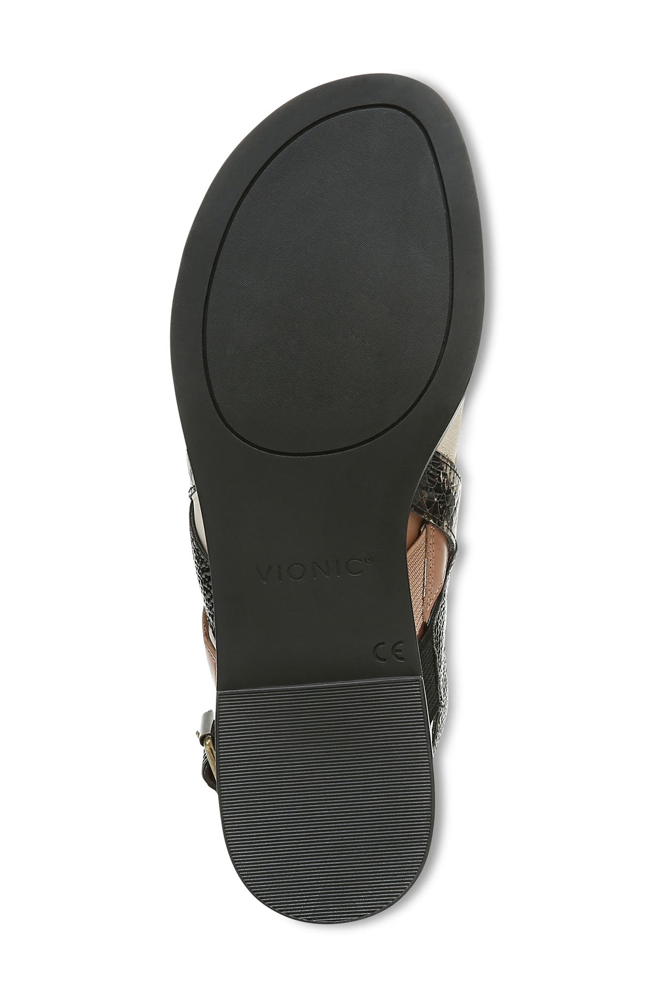 Vionic Kendra Strappy Snake Embossed Sandal, Alternate, color, 