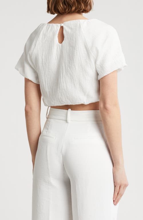 Love By Design Anna Bubble Hem Crop Top