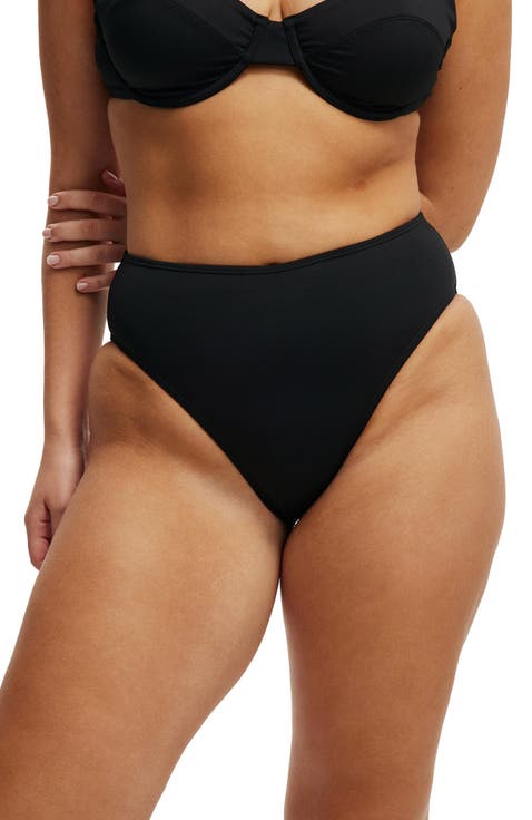 Women's Highwaisted Cheeky Bikini Bottom