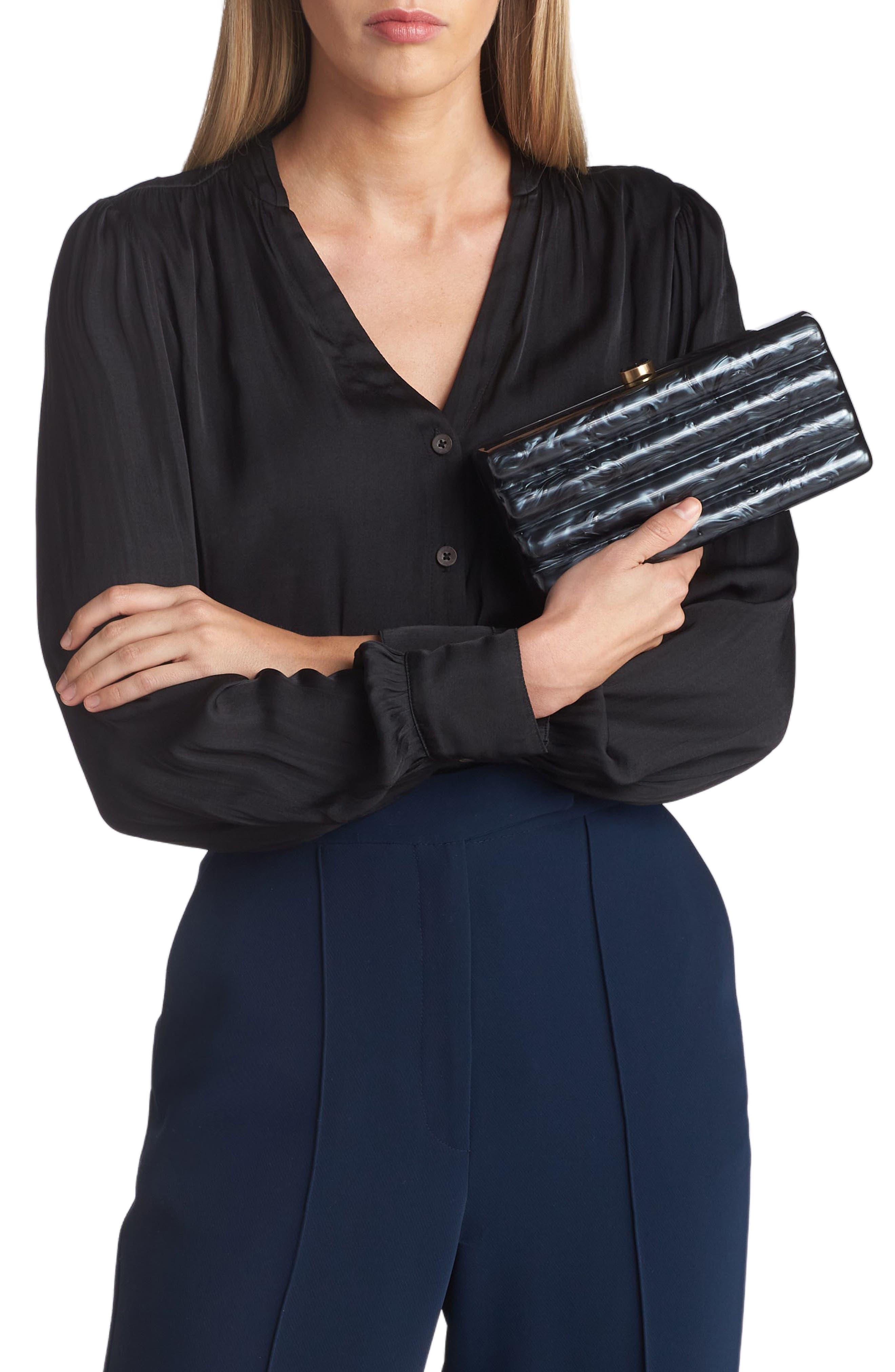 Cult Gaia Enid Clutch, Alternate, color, 