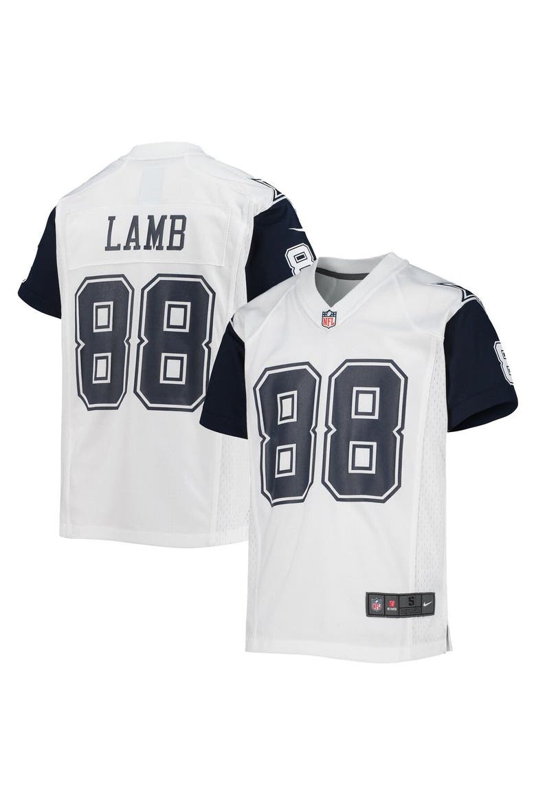 Youth Nike CeeDee Lamb White Dallas Cowboys Alternate Game Jersey, Main, color, White