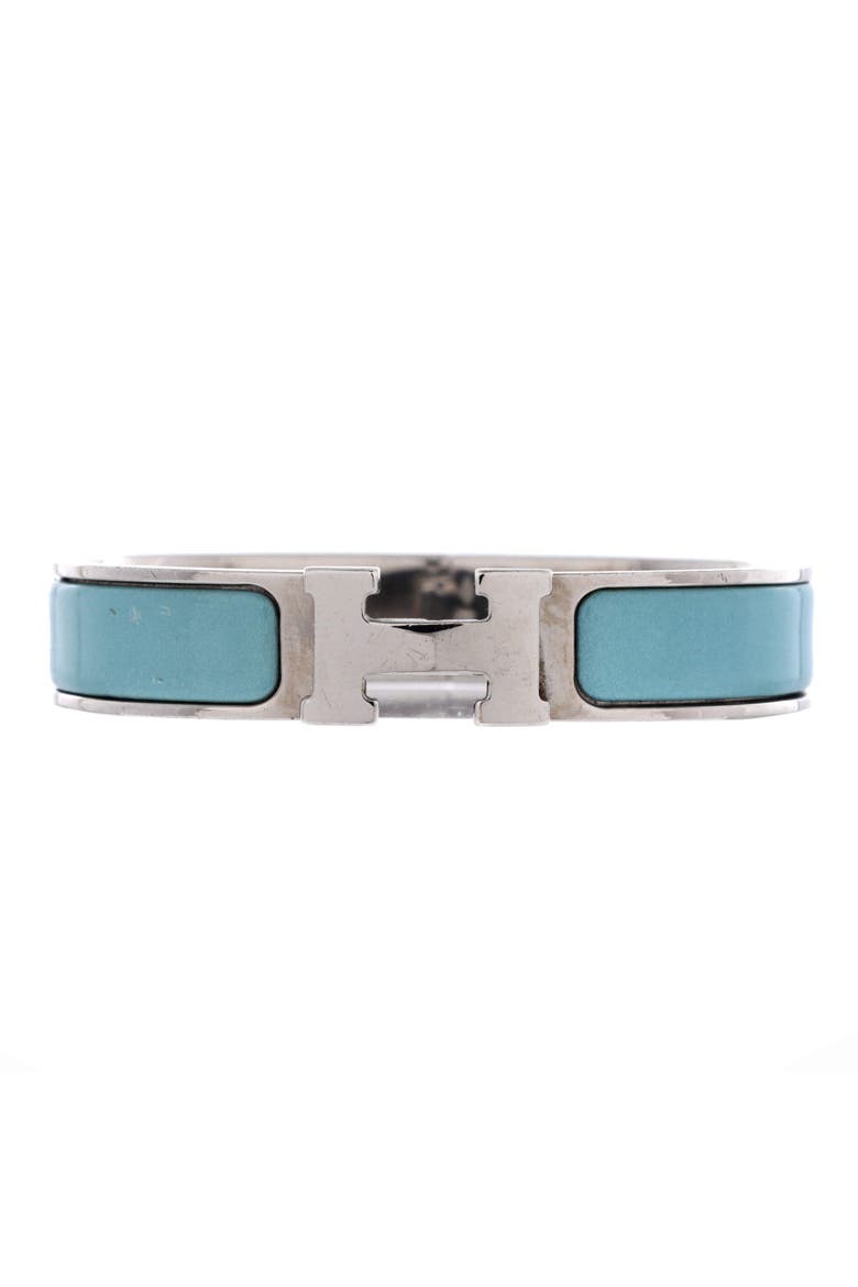 Clic H Bracelet Enamel Narrow, Main, color, Blue
