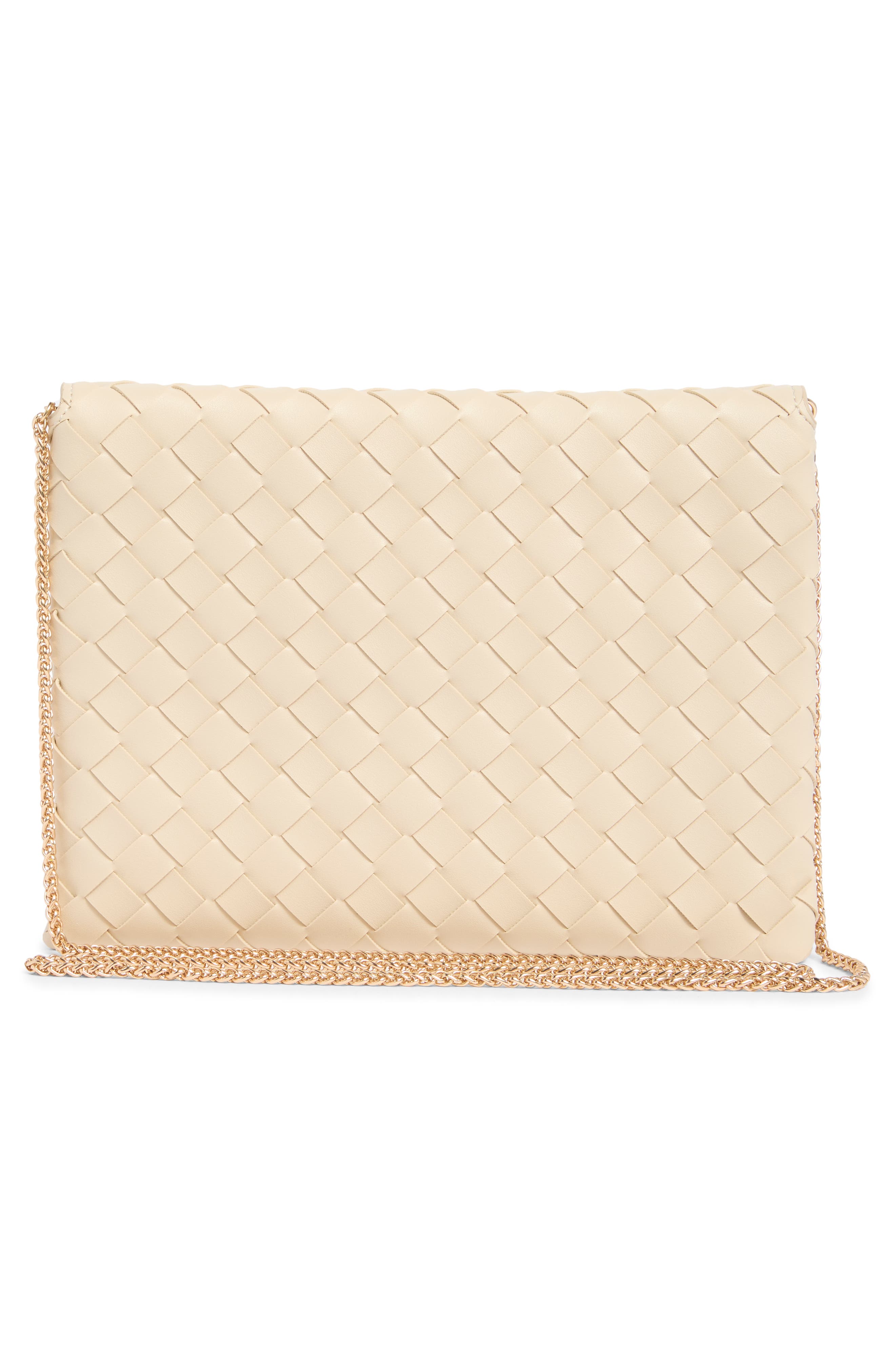 Woven Crossbody Bag, Alternate, color, OAT MILK