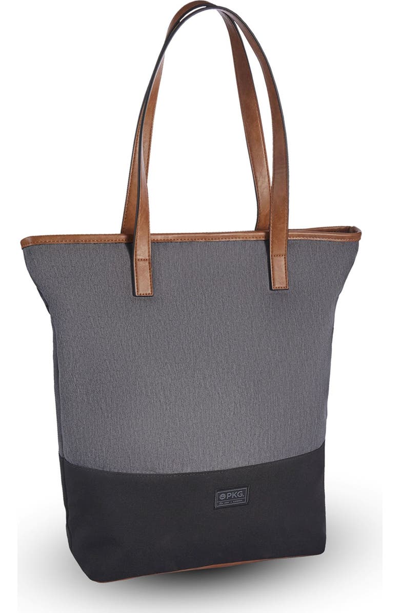 PKG Bags PKG Hazelton Recycled Tote bag, Main, color, Dark Grey
