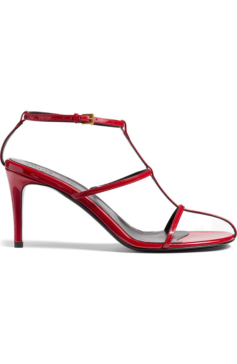 Khaite Cage Sandal, Alternate, color, Fire Red
