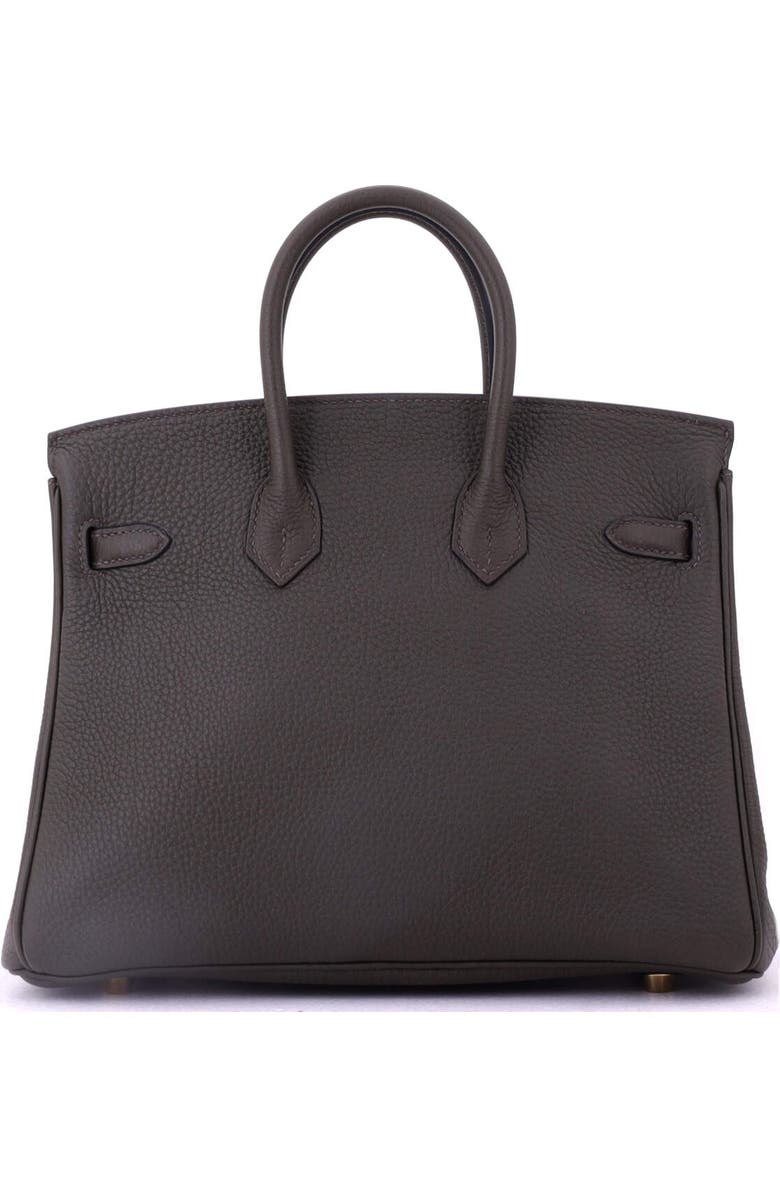 Pre-Owned Hermes Birkin Handbag Green Togo with Gold Hardware 25, Alternate, color,