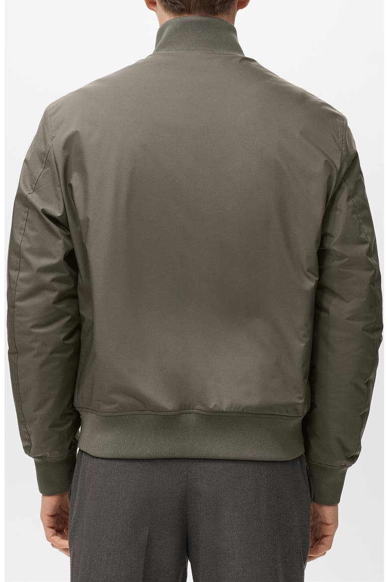 Water Repellent Bomber Jacket, Alternate, color, KHAKI GREY