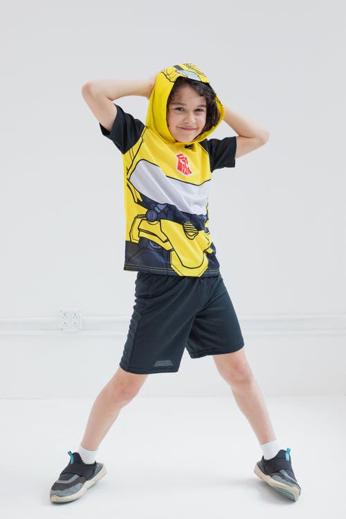 Transformers Cosplay T-shirt & Shorts Set In Multi