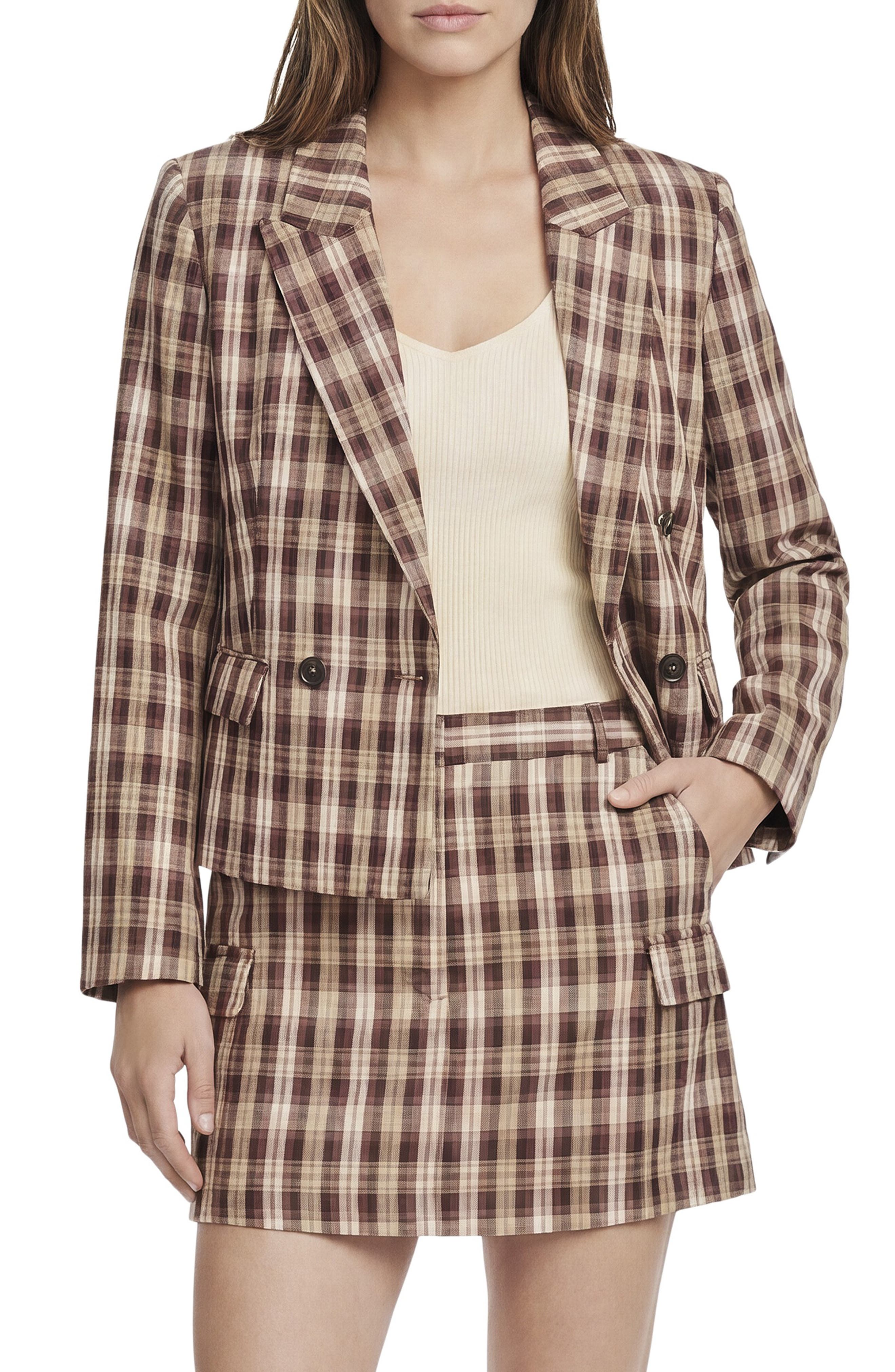 Plaid Suiting Skort