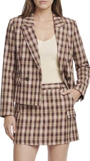 Ted Baker Plaid Suiting Skort