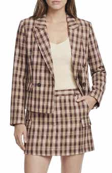 Plaid Suiting Skort